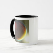 公転する曇りの木星のような惑星 マグカップ (正面左)