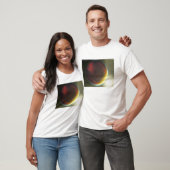 公転する曇りの木星のような惑星 Tシャツ (ユニセックス)