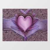 公開されたアーティストハート ウィンドウサイン (シート)