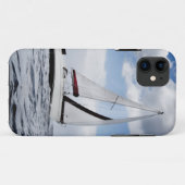 公開した海のヨットの航行 Case-Mate iPhoneケース (裏面(横))