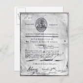 公開委員会の設置 ポストカード (正面/裏面)