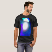 公開7003青と紫の抽象芸術アート Tシャツ (正面フル)