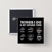 六おもしろい余暇の時にやること 缶バッジ (正面&裏面)