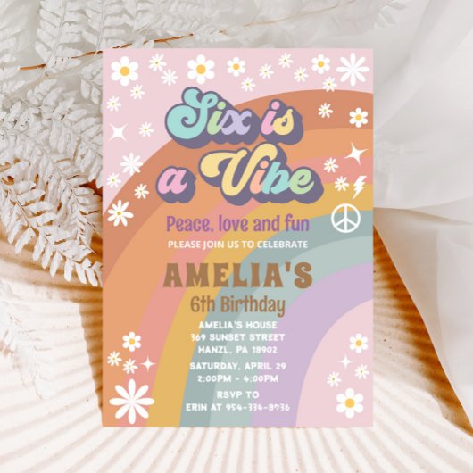 六は誕生日の招待状だ 招待状