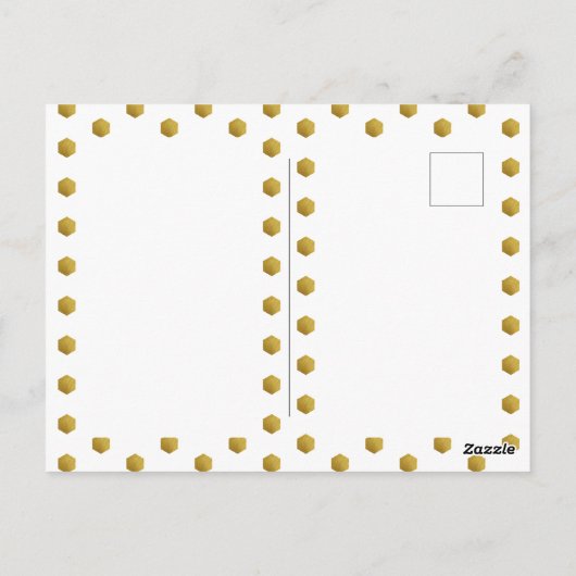 六エレガント角スノーフレーククリスマス数々の写真 ポストカード (裏面)