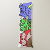 六カッコいい匹 ボディピロー (正面縦)