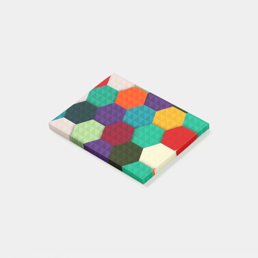 六カラフル方形 ポストイット (アングル)