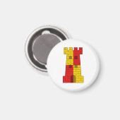 六ケヒーランポピュレースバッジのカントン マグネット (正面/裏面)