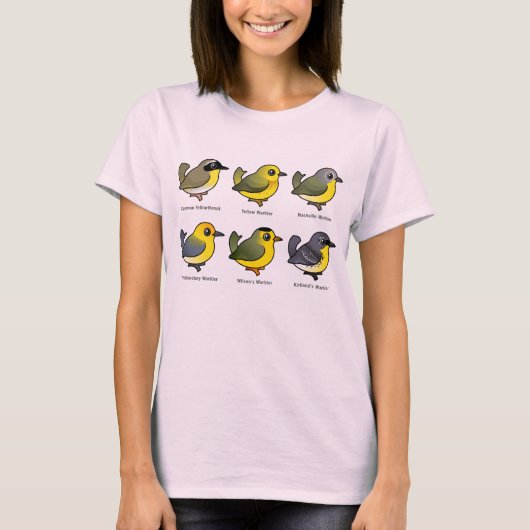 六バードブル・ウォーブラー Tシャツ (正面)