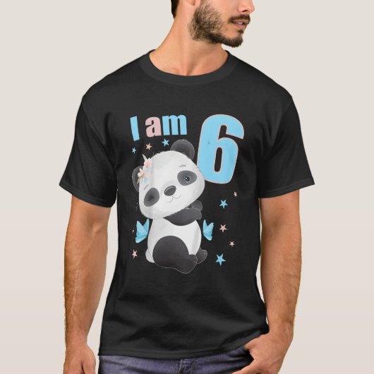六パンダ Tシャツ (正面)