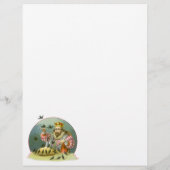 六ペンスの歌、ヴィンテージのナーサリーライム チラシ (裏面)