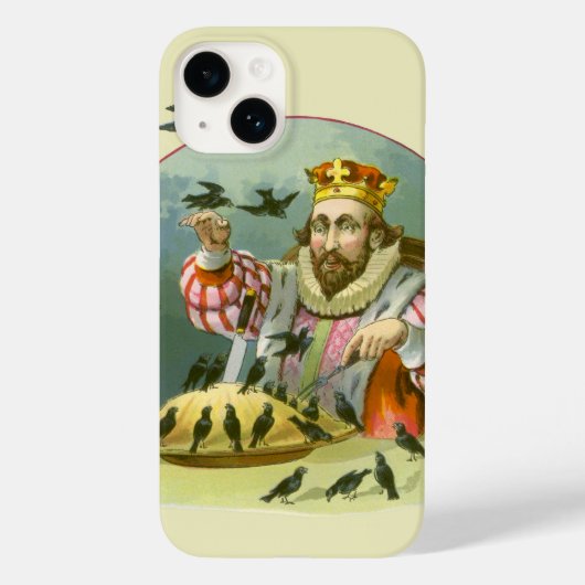 六ペンスの歌、ヴィンテージのナーサリーライム Case-Mate iPhoneケース (裏面)