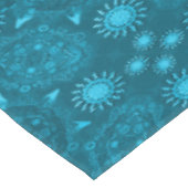 六モダン極地鳥獣曼荼羅アート テーブルクロス (アングル)