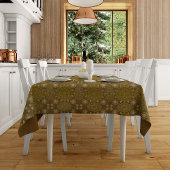 六モダン極金紫斑曼荼羅 テーブルクロス