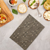 六モダン極黄金ウルシ大曼荼羅 キッチンタオル