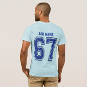 六七ジャージカスタムー Tシャツ (裏面フル)