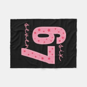 六七ミーム フリースブランケット (正面(横))