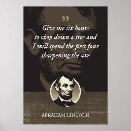 六与え時間で木を切り倒す ポスター