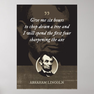 六与え時間で木を切り倒す ポスター