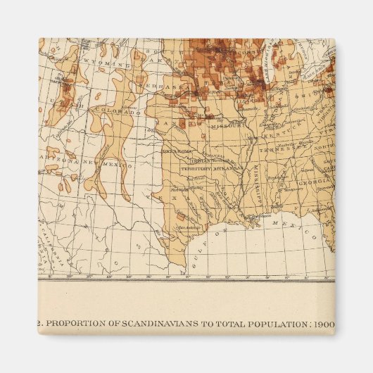 六九スカンジナビアン1900 マグネット (正面)