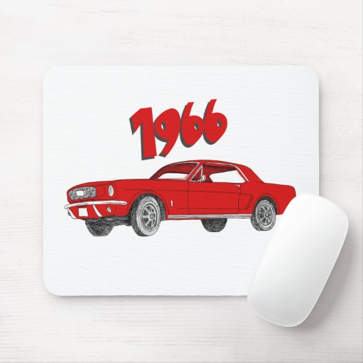 六六マスタング マウスパッド (マウス)