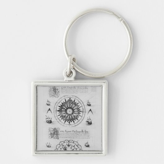 六分儀 キーホルダー (正面)