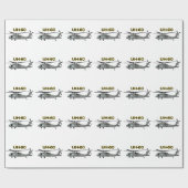 六十ブラックホーク ラッピングペーパー (フラット)