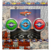 六十六シャワーカーテン シャワーカーテン (正面)