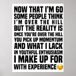 六十歳おもしろいだ ポスター