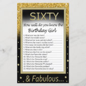 六十誕生日の女の子をどんなによく知っているか (正面)