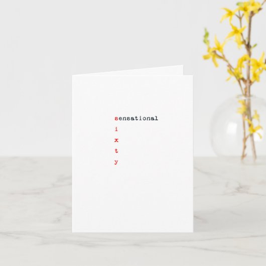 六十誕生日札 カード (黄色い花)