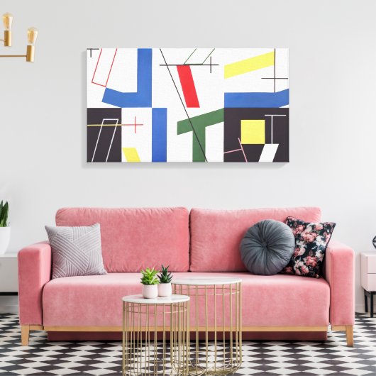 六宇宙十字架 | Sophie Taeuber-Arp | キャンバスプリント (インサイチュ (リビング))