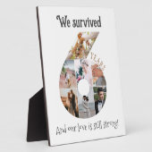 六年結婚記念日 フォトプラーク (側面)