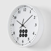 六文銭 壁時計 (傾斜)