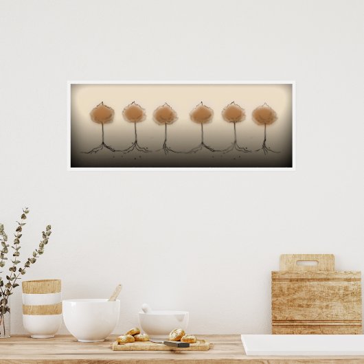 六本の木 ポスター (キッチン)