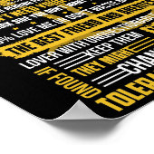 六生まれ月事実 ポスター (角)