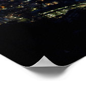 六甲島と東灘区の夜景 ポスター (角)