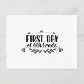 六級の初日 ポストカード (正面)