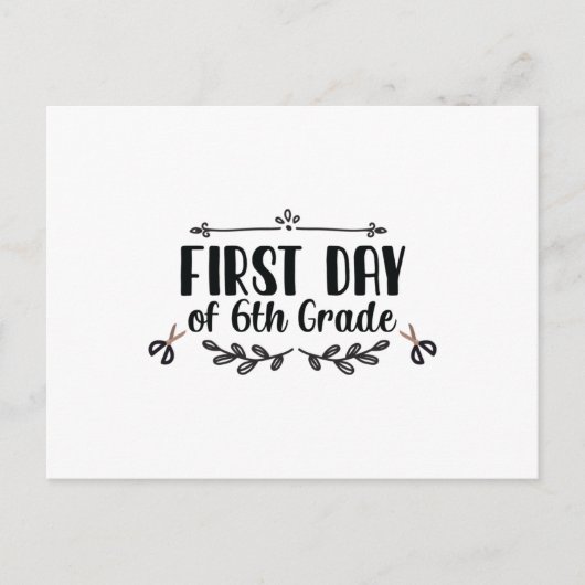 六級の初日 ポストカード (正面)