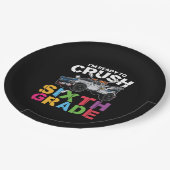 六級先生破砕物から六級 ペーパープレート (アングル)