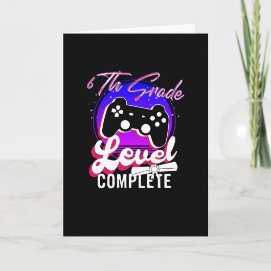 六級卒業ゲーマー カード (正面)