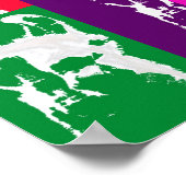 六色のラマ。 ポスター (角)