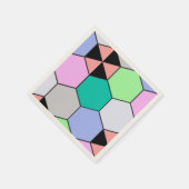 六角カラフル形 スタンダードカクテルナプキン (角)
