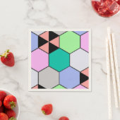 六角カラフル形 スタンダードカクテルナプキン (インサイチュ)
