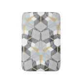 六角カラフル角:ジオメトリック万華鏡のように千変万化するパターン。 バスマット (正面縦)