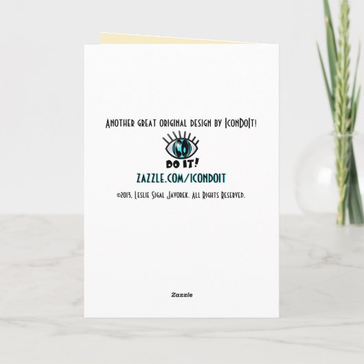 六角キルトウォームレインボー – パーソナライズされた誕生日 カード (裏面)