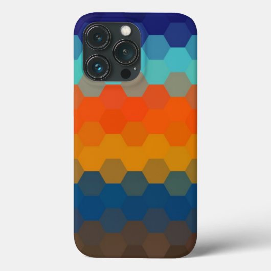 六角シカラフルームレスパターンケースメイトiPhone Case-Mate iPhoneケース (裏面)