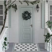 六角タイルデザインミントベビーブルー