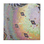 六角タイル張りキッチン床 タイル (正面)