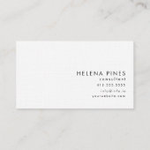 六角タイル白黒helloモダンデザインライト 名刺 (裏面)